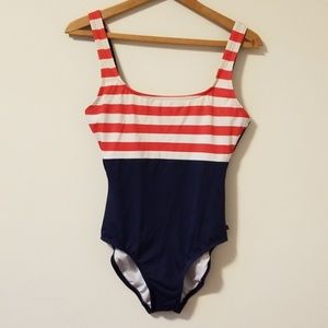 Tommy Hilfiger red white and blue one peice